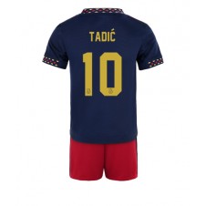 Ajax Dusan Tadic #10 Bortedraktsett Barn 2022-23 Kortermet (+ korte bukser)